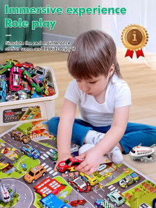 Alloy Toy Car Iron Sheet Inertia Pull Back Car Model Boy Birthday Gift Toys