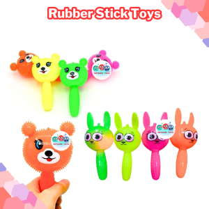 MM Rubber Stick Toys Boneka Lampu dan Suara