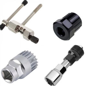 Bicycle crank removal tool pedal disassembly tool disc removal tool set disc puller