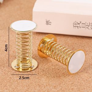 10pcs Spiral Spring Toys Wobble Base for DIY Decor Car Dashboard & Desk Fun