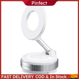 Universal Magnetic Car Mount for Smartphones with Rotatable Design and Powerful Vacuum Base