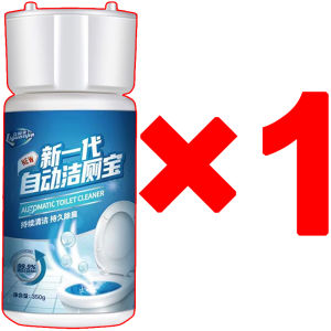 350g No need to wash the toilet. Automatic Toilet Bowl Cleaner Toilet cleaners for Stain Automatic Bleach Quantitative Auto Releasing dirt removal up to 200 days of use Stain Remover Blue Tab Tablet Flush Deodorizes Automatic Blue Soap Toilet deodorizer