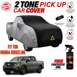 2Tone Heavy Duty PICK UP CAR Cover for Honda Ridgeline–Waterproof UV Protection Outdoor Cover Windproof w/ FANTASTIC XML