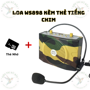 Loa bẫy chim trợ giảng Q92 vỏ nhôm cao cấp kèm thẻ nhớ điều khiểm từ xa