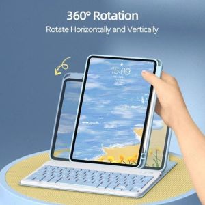 Case Ipad Pro 11 2024 FS Rotary Keyboard TA112 Case Standing