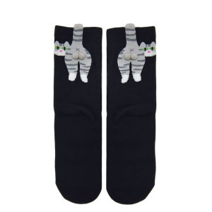 New Ladies Socks Cute Cat Socks With Ball Breathable Soft Cotton Socks A Novelty Gift For Cat Lovers