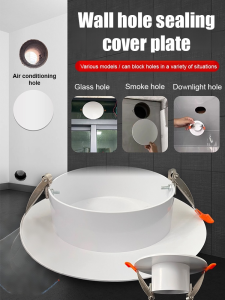 Pipe Decorative Plug Cover Transparent Durable Good Hiding Effect Easy to Operate Spring Cover Up