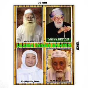Poster Jumbo bahan albatros Uk 70 x 100 cm Tokoh Ulama Tanah Banten - Lazada
