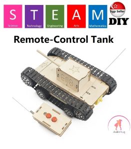 STEM Educational Science Toy - Remote - Control Tank for Kids DIY Kids Science DIY Toys - Science Experiment Toys
