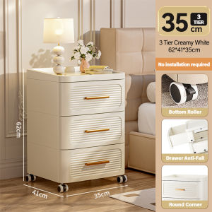 [Clearance] ROCO 35cm 45cm Drawer Storage Cabinet Clothes Storage Plastic Wardrobe Rak Baju Tingkat Almari Laci Baju