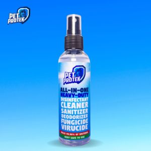 PET PROTEK DISINFECTANT SPRAY (1L) - DEODORIZER PET & HOME SPRAY CLEANER GERMS & VIRUSES PET HYGIENE DOG CAT GROOMING