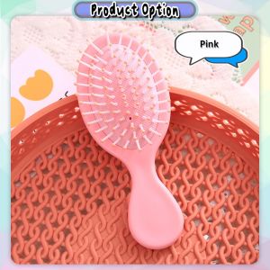 Candy Color Air Cushion Mini Comb Hair Rope Scalp Hairdressing 气垫梳按摩梳 Sikat Sisir Rambut - H86