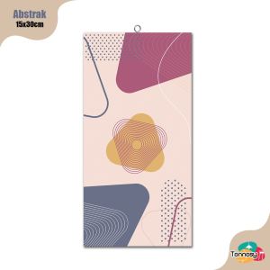 TENNESY HIASAN DINDING ABSTRACT 15x30CM WALL DECOR PAJANGAN KAYU POSTER DEKORASI DINDING RUANG TAMU RUMAH