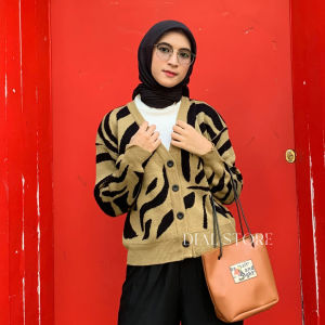 Livy Cardigan Rajut Wanita Oversize / Outher Rajut Kancing Lengan Panjang / Atasan Wanita Bahan Rajut Premium