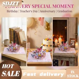 SDJZT 3D Up thiệp chúc mừng lãng mạn handmade bưu thiếp cho sinh nhật ngày valentine tình yêu sự kiện