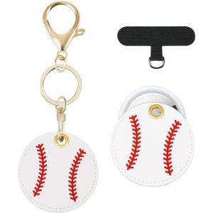 Airtag Case Airtag Keychain Compatible New AirTag Holder Airtag Cover Key Chain Cartoon Modeling Artificial Leather for Schoolbag for Kids