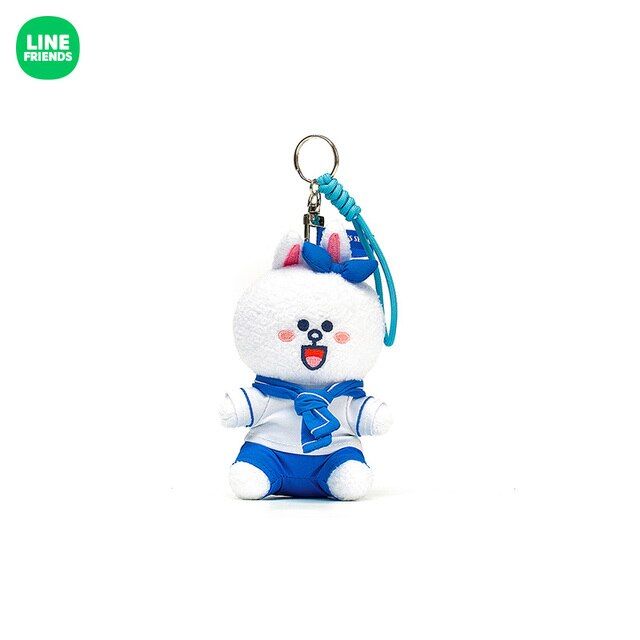 Line Friends Cartoon Navy Style Series Brown Cony Sally Plush Toy