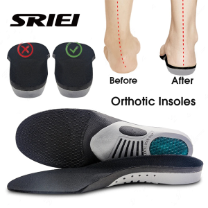 SRIEI 1 คู่ฝ่าเท้า Fasciitis Orthotic รองเท้าแทรก Arch Support เจลความสะดวกสบายรองเท้าพื้นรองเท้า Insoles Athletic Running Insoles สําหรับผู้หญิงและผู้ชาย