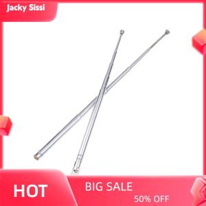Jacky 17 25cm 5 Section Metal Full-Channel Am Fm Radio Antenna Telescopic Antenna Rotating Antenna Aerial M2.5