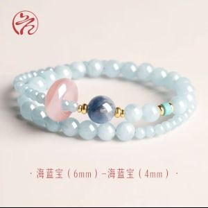 Natural Amethyst Upstream Good Luck Beads Double Loop Bracelet for Women天然紫水晶上岸好运珠双圈手链女 已过香