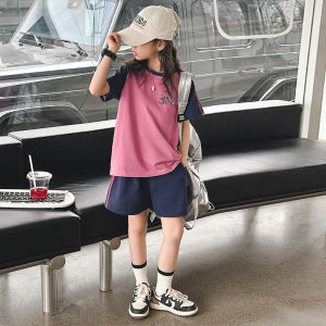 Đồ bé gái mùa hè bộ quần áo cộc tay mùa hè bé gái mẫu UNU size 18-50kg chất liệu cotton thoáng mát bộ hè bé gái