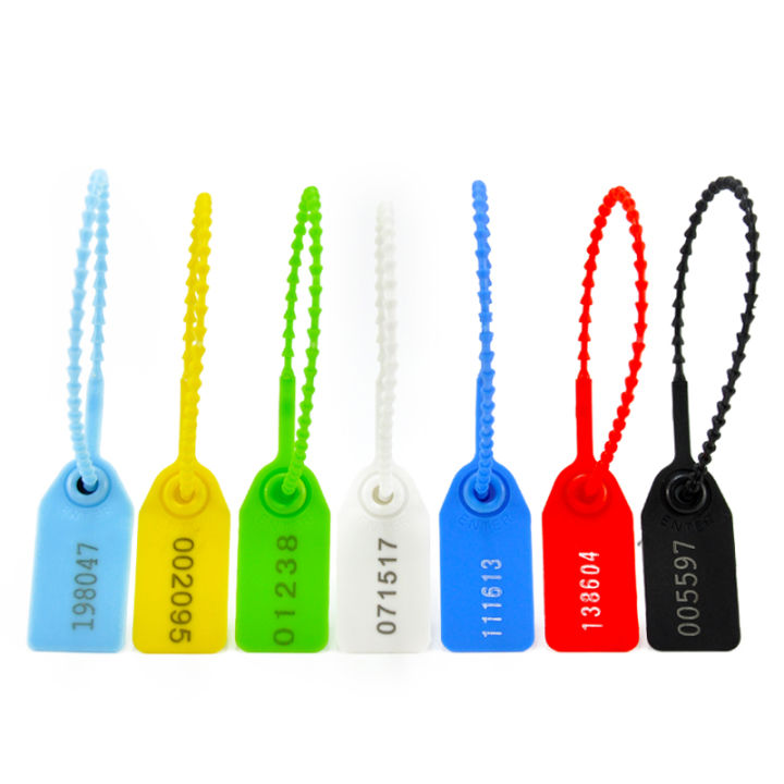 1000 Pcs Plastic Tamper Seals - Security Zip Ties With Numbers For Safety & Security