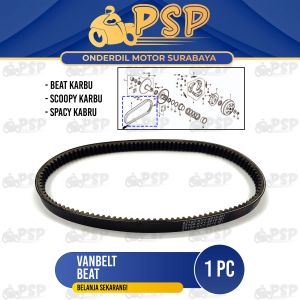 Vanbelt Beat Karbu (Only) - Fan Van Belt Drive Belt Vbelt Panbel Fanbelt Fanbel Rantai Rante Matic