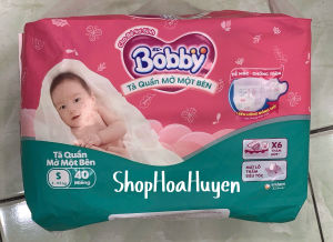Tã quần bobby mở một bên dành cho bé sơ sinh dể mặc siêu thấm hút  chống tràn cho bé 4-10kg - Bĩm quần bobby mở một bên cho bé