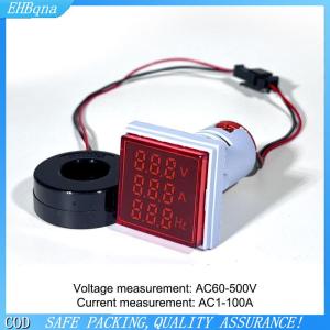 COD Độ chính xác cao LED kỹ thuật số vôn kế vuông Ampe kế Hertz mét Điện áp AC20-500V tín hiệu hiển thị màn hình cho nhà và công nghiệp sử dụng