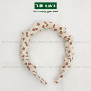 Bando Serut Polkadot Bandana wanita bando korea ikat rambut hiasan rambut