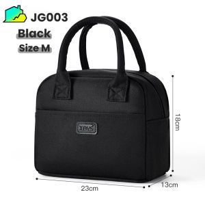 JG003 Thermal Lunch Bag For Adults Kids Oxford Cloth Food Container Insulated Bento Bag Portable
