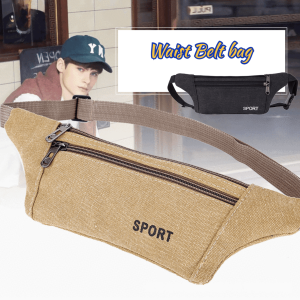 Thickened Canvas Waist Belt Bag: A Versatile Choice for Men's Running Sports Travel