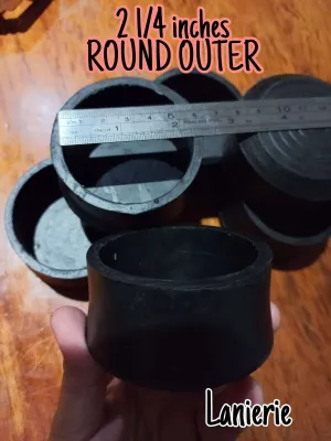 ROUND OUTER RUBBER FOOTING- SOLD PER PIECE-Protect your pipe- SIZE base on RUBBER HOLE (inner diameter of rubber)