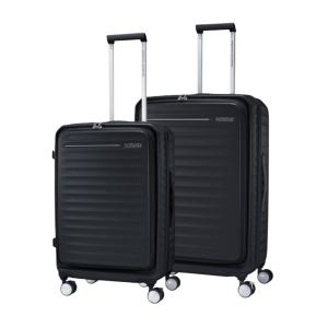 American Tourister Frontec Spinner 2P Set ML - Black