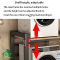 Washing machine rack/dishwasher storage rack/balcony double dryer stacking rack. 
