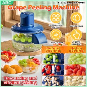 XIAOMI Automatic Electric Grape Peeler Machine Household Virgin Fruit Loquat Kumquat Peeler Garlic Peeler Handy Tool 葡萄大蒜去皮机
