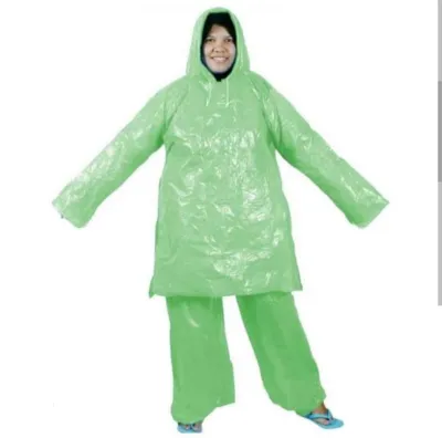 JAS HUJAN STELAN PLASTIK BAMBU/A-CROSS