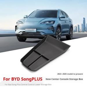Kail Car Central Control Storage for BYD Song Plus DM-i Seal U DM-i 2023-2025 TPE Lower Storage Tray Interior Car Accessories P7Q2M