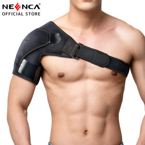 NEENCA Shoulder Support Brace with Pressure Pad for Men Women Adjustable Shoulder Brace for Torn Rotator Cuff Tendonitis Dislocation AC Joint Bursitis Labrum Tear Pain Fits Right or Left Shoulder