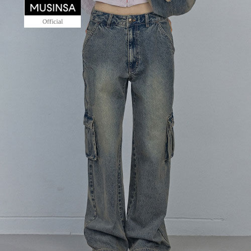 [SCULPTOR] Acid Cargo Jogger Pants Vintage Tint Lazada.co.th