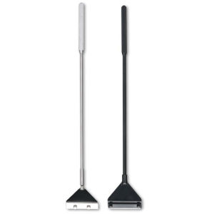 Aquarium cleaning tool for fishtank flat sand algae removal Dual-use Glass Algae Removal Scraper Household cleaning supplies tool Stainless Steel Aquarium Fishtank Algae Scraper With Blade Aquatic Water Plant Grass Cleaning Tool Algae Cleaner Kit Set