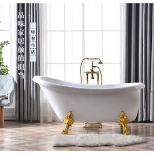 Freestanding Oval Acrylic Bathtub Hotel Model Luxury Bathtub High Quality Bathtub Hotel Adult Stand Alone Bathtub 浴缸