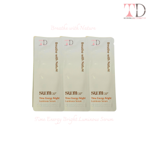 NEW Sum37 10 Gói tinh chất dưỡng trắng mờ thâm sạm nám SU:M37 Time Energy Bright Luminous Serum 1ml
