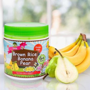 nbh baby foodbrown rice banana pear