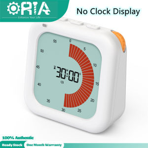ORIA Digital Visual Timer 60-Minute Countdown Timer for Kids and Adults Time Management Tool with Timer Hour Clock Alarm Three Function for Home Kitchen School Classroom Office