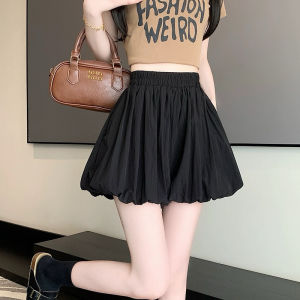 พร้อมส่ง🍒พร้อมส่งกระโปรงสั้นทรงบอลลูนผู้หญิง🎈Y2k Skirtกางเกงขาสั้น เอวสูง มีซักใน มีกระเป๋า สุดฮิต สาวอ้วนใส่ได้ สไตล์เกาหลี