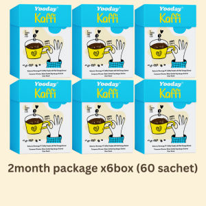 Yooday Kaffi Slimming Coffee Weight Loss Fat Burning Fitness Instant Black Coffee Detox Metabolisme 燃脂咖啡减脂咖啡减肥咖啡加速新陈代谢Mild and effective