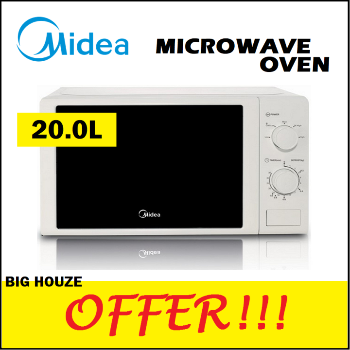 Midea MM720CXM MM720CGE 20L Microwave Oven With Timer Defrost Function ...