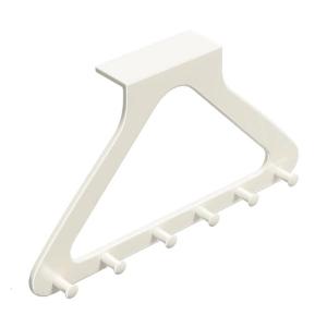 Móc treo kim loại tráng nhựa Thực Tiễn móc treo tường dán đa năng cho tổ chức lối vào cửa tủ quần áo