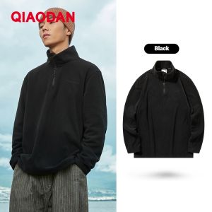 Qiaodan Womens Jacket Sports Polar Fleece Autumn Outdoor Warm Trendy Casual XWD42221356